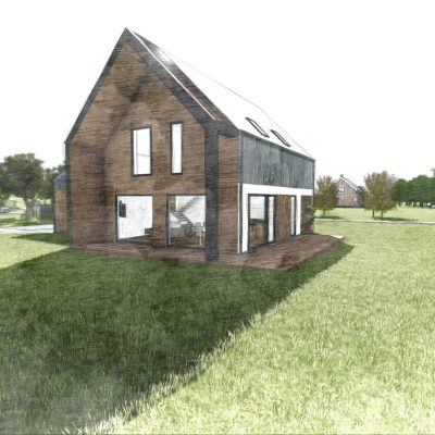 Dom w stylu „stodoły”